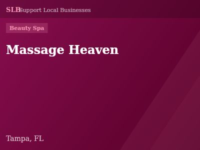 Massage Heaven — Beauty Spa in Tampa, FL