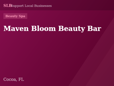 Maven Bloom Beauty Bar — Beauty Spa in Cocoa, FL