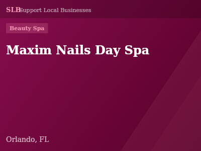 Maxim Nails Day Spa — Beauty Spa in Orlando, FL