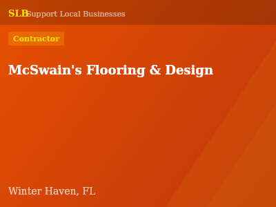 McSwain's Flooring & Design — Contractor in Winter Haven, FL