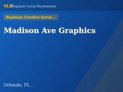 Madison Ave Graphics — Business Creative Services in Orlando, FL