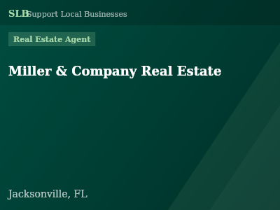 Miller & Company Real Estate — Real Estate Agent in Jacksonville, FL