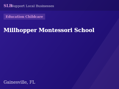 Millhopper Montessori School — Education Childcare in Gainesville, FL