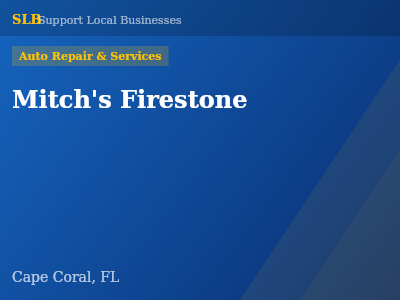 Mitch's Firestone — Auto Repair & Services in Cape Coral, FL