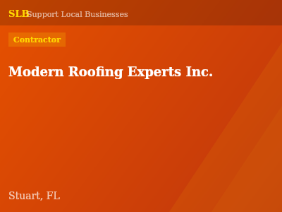 Modern Roofing Experts Inc. — Contractor in Stuart, FL