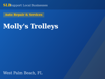 Molly's Trolleys — Auto Repair & Services in West Palm Beach, FL