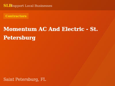 Momentum AC And Electric - St. Petersburg — Contractors in Saint Petersburg, FL