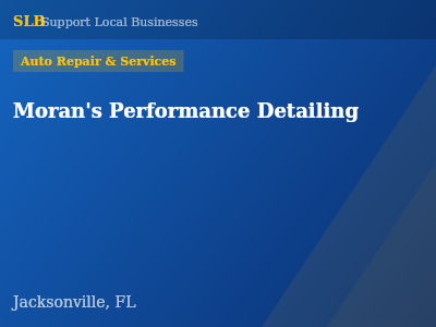 Moran's Performance Detailing — Auto Repair & Services in Jacksonville, FL