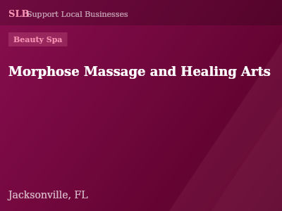 Morphose Massage and Healing Arts — Beauty Spa in Jacksonville, FL
