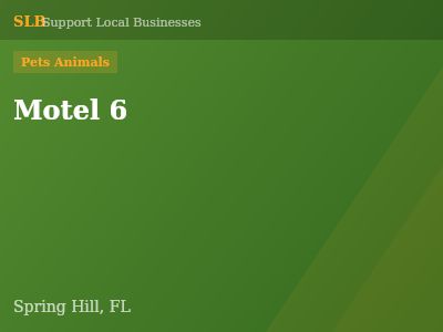 Motel 6 — Pets Animals in Spring Hill, FL