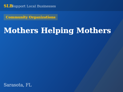 Mothers Helping Mothers — Community Organizations in Sarasota, FL