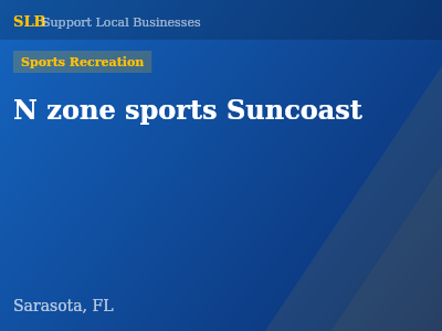 N zone sports Suncoast — Sports Recreation in Sarasota, FL