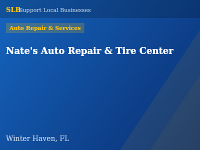 Nate's Auto Repair & Tire Center — Auto Repair & Services in Winter Haven, FL