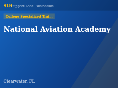 National Aviation Academy — College Specialized Training in Clearwater, FL