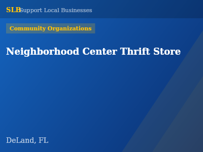 Neighborhood Center Thrift Store — Community Organizations in DeLand, FL