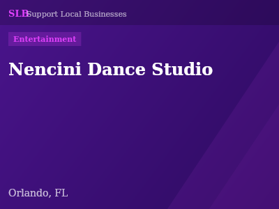 Nencini Dance Studio — Entertainment in Orlando, FL