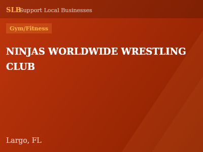 NINJAS WORLDWIDE WRESTLING CLUB — Gym/Fitness in Largo, FL