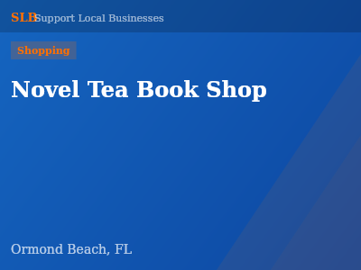 Novel Tea Book Shop — Shopping in Ormond Beach, FL