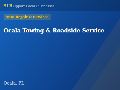 Ocala Towing & Roadside Service — Auto Repair & Services in Ocala, FL