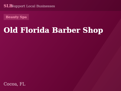 Old Florida Barber Shop — Beauty Spa in Cocoa, FL