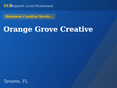 Orange Grove Creative — Business Creative Services in Tavares, FL