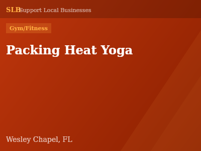 Packing Heat Yoga — Gym/Fitness in Wesley Chapel, FL