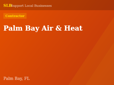 Palm Bay Air & Heat — Contractor in Palm Bay, FL