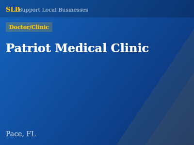Patriot Medical Clinic — Doctor/Clinic in Pace, FL