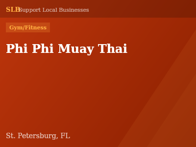 Phi Phi Muay Thai — Gym/Fitness in St. Petersburg, FL