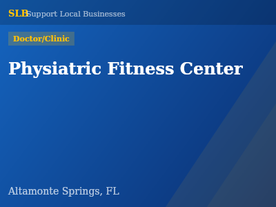 Physiatric Fitness Center — Doctor/Clinic in Altamonte Springs, FL