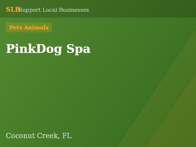 PinkDog Spa — Pets Animals in Coconut Creek, FL