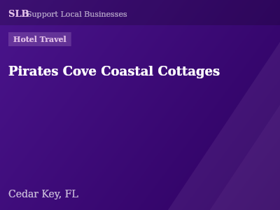 Pirates Cove Coastal Cottages — Hotel Travel in Cedar Key, FL