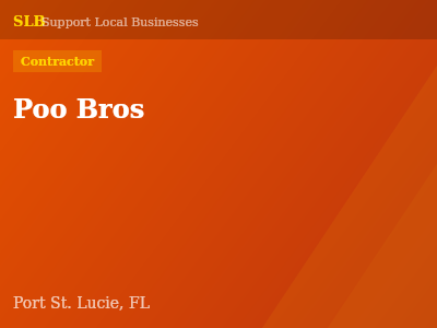 Poo Bros — Contractor in Port St. Lucie, FL