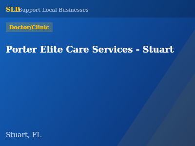 Porter Elite Care Services - Stuart — Doctor/Clinic in Stuart, FL