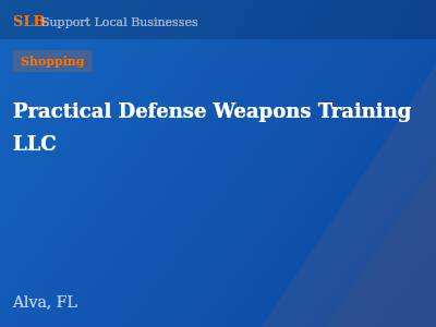 Practical Defense Weapons Training LLC — Shopping in Alva, FL