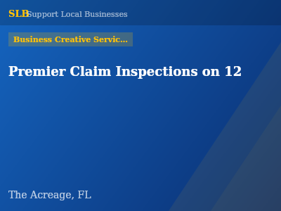 Premier Claim Inspections on 12 — Business Creative Services in The Acreage, FL