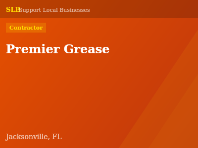 Premier Grease — Contractor in Jacksonville, FL