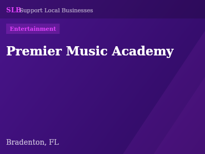 Premier Music Academy — Entertainment in Bradenton, FL