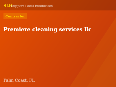 Premiere cleaning services llc — Contractor in Palm Coast, FL