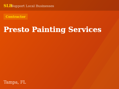 Presto Painting Services — Contractor in Tampa, FL