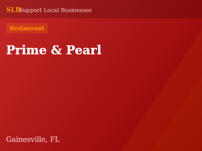 Prime & Pearl — Restaurant in Gainesville, FL