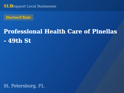 Professional Health Care of Pinellas - 49th St — Doctor/Clinic in St. Petersburg, FL