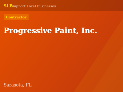 Progressive Paint, Inc. — Contractor in Sarasota, FL