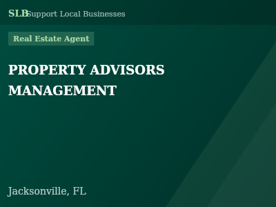 PROPERTY ADVISORS MANAGEMENT — Real Estate Agent in Jacksonville, FL