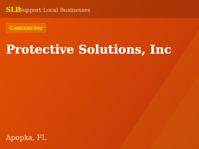 Protective Solutions, Inc — Contractor in Apopka, FL