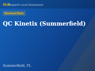 QC Kinetix (Summerfield) — Doctor/Clinic in Summerfield, FL
