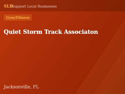 Quiet Storm Track Associaton — Gym/Fitness in Jacksonville, FL
