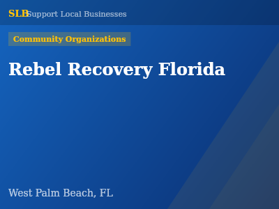 Rebel Recovery Florida — Community Organizations in West Palm Beach, FL