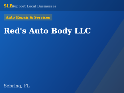 Red's Auto Body LLC — Auto Repair & Services in Sebring, FL
