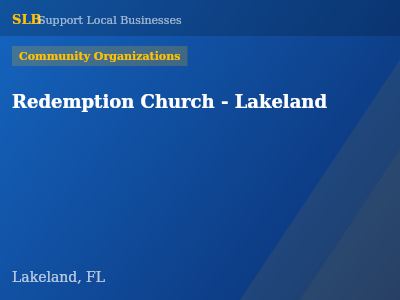 Redemption Church - Lakeland — Community Organizations in Lakeland, FL